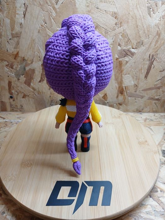 Bonecas Huntrix 3D estilo crochet