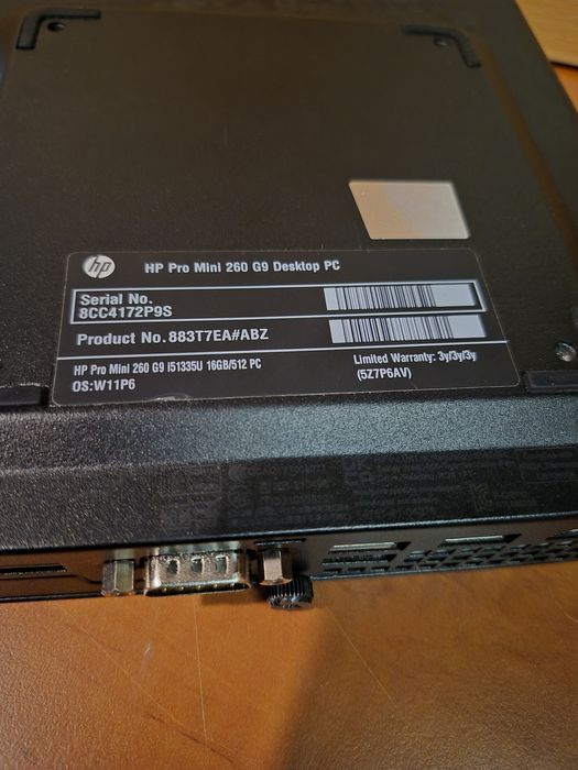 HP Pro mini 260 G9 Desktop PC