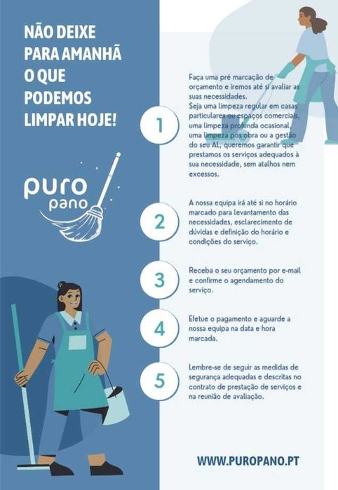 Limpezas profissionais e gestão de Alojamentos Locais