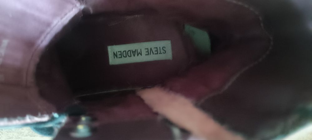 Workery Steve Madden skóra naturalna