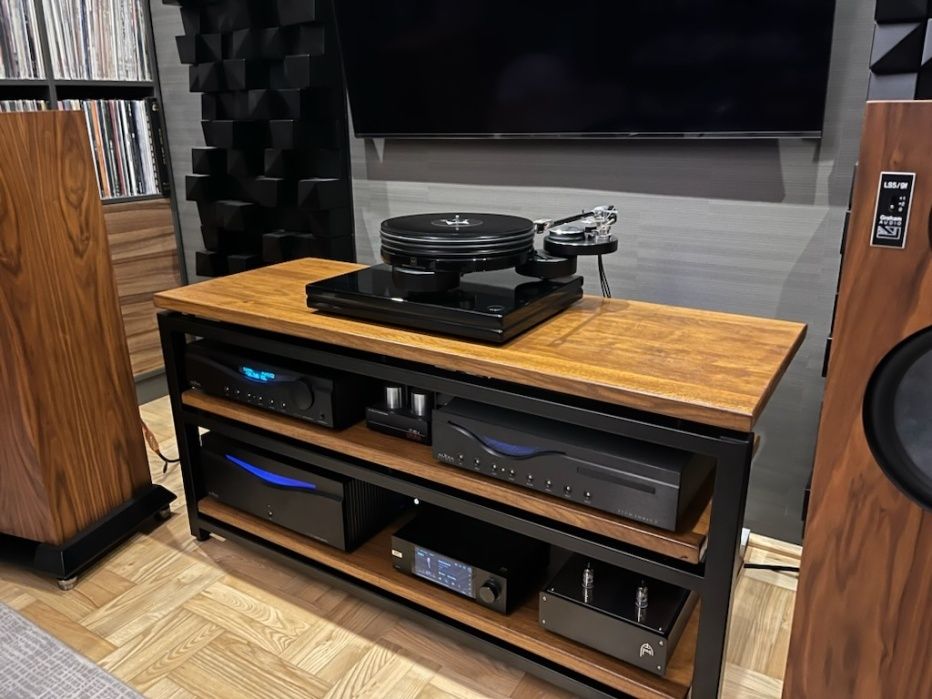 Szafka audio  Rtv Stolik HiFi na sprzęt pod zamówienie Dąb Loft komoda