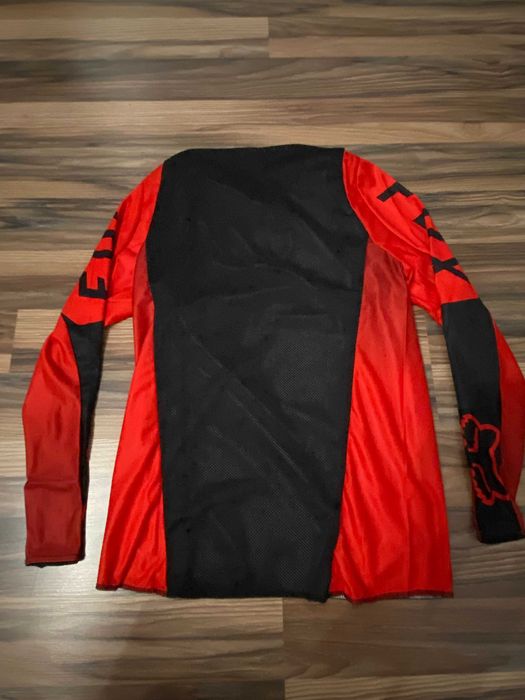 Strój MX FOX 180 Dziecięcy Junior (Oktiv Red Black)