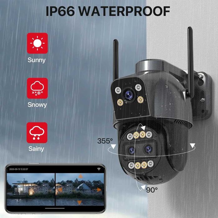 Dwukierunkowa kamera 4K 4G WI-FI