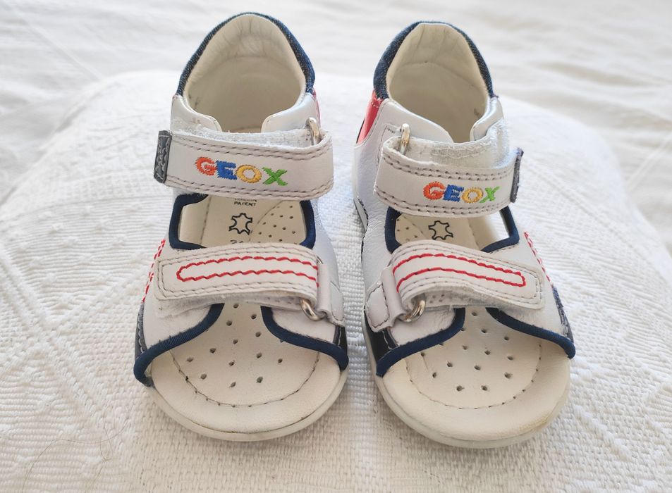 Buty dziecięce, sandałki Geox, skóra, rozmiar 21