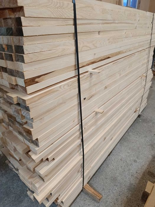 Listwa stelażowa, kantówka 30x60 sucha, strugana