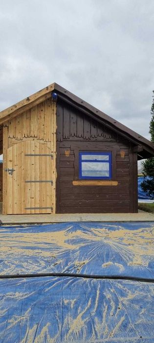 Piaskowanie, Sodowanie elewacji. Mobilne oczyszczanie drewna i bali 34