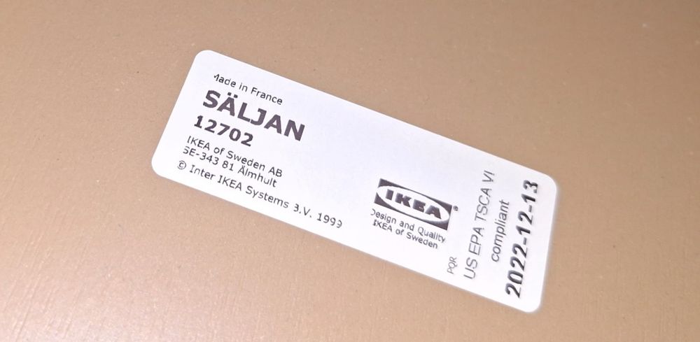 Duże biurko blat Säljan Ikea Saljan