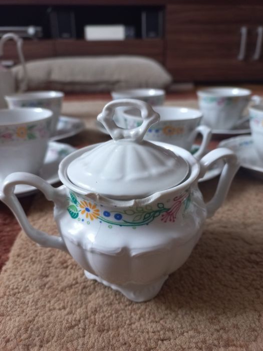 Porcelana serwis kawowy PRL