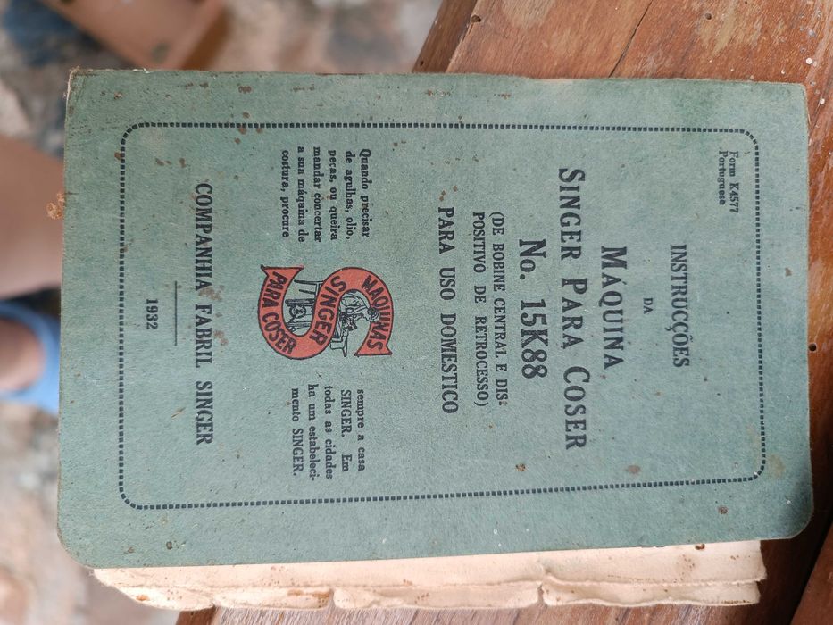 Máquina Costura Singer 1932