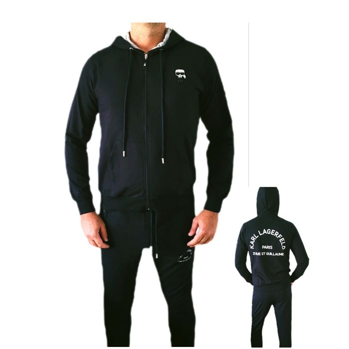 Dres Komplet Karl Lagerfeld roz.L granatowy Wyprzedaż