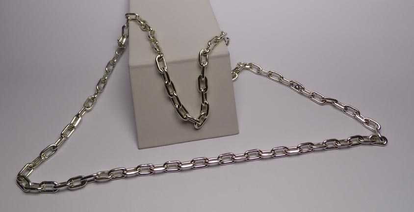 Rytosztuka srebrny łańcuszek ankier 75 cm. 5,9 mm.