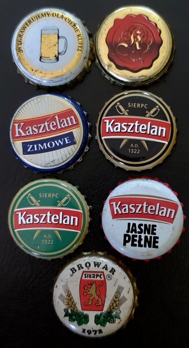 Zestaw kapsli z Browaru Sierpc