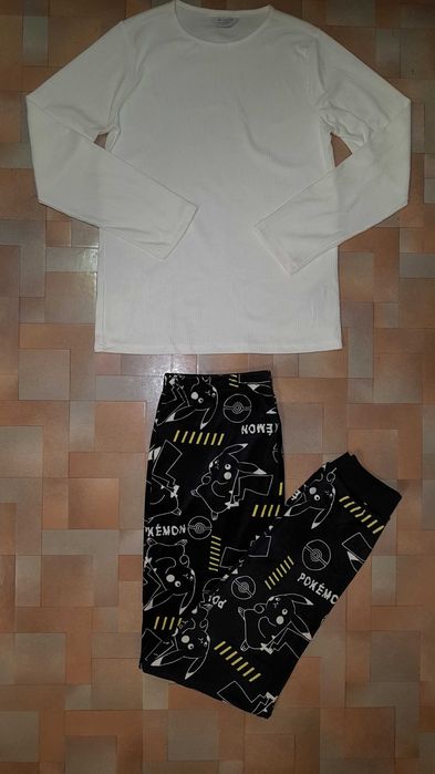 Домашний теплый комплект Primark Пикачу 14-15 лет 166-170 см