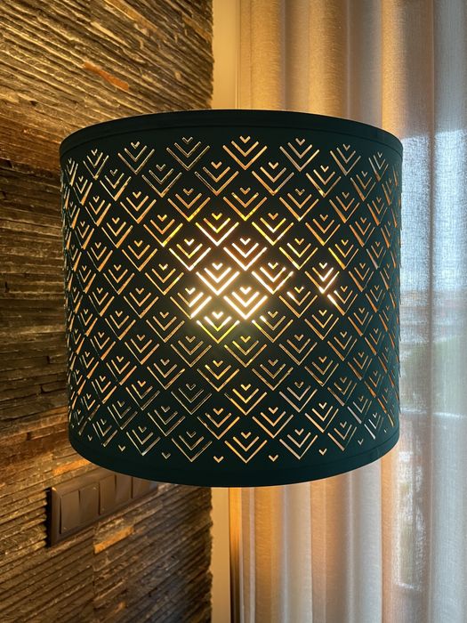 Abajur azul como novo