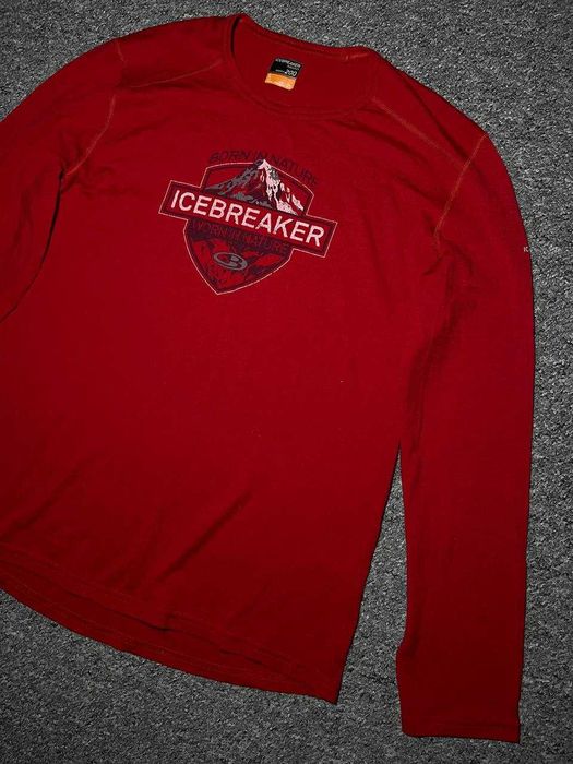 Лонгслів термо ICEBREAKER Spector Crew Alpine Crest - MERINO WOOL M/L