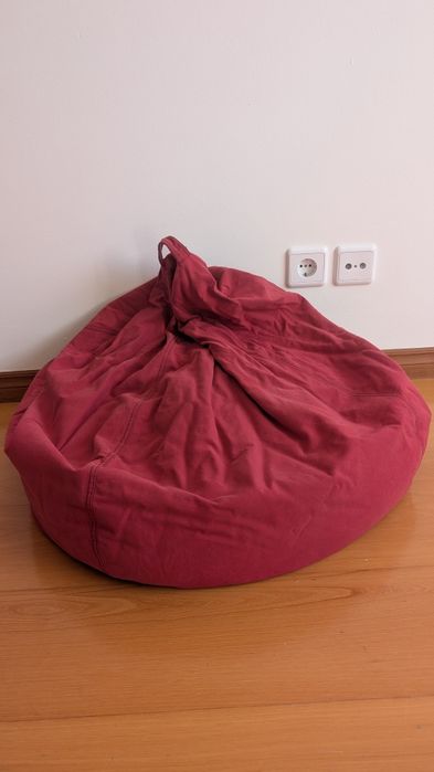 Puff Vermelho c/ Enchimento