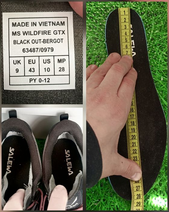 Трекінгові кросівки Salewa gore-tex (43р.28 см)