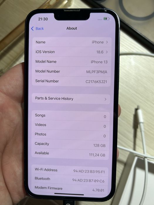 Iphone 13 128gb + gratisy