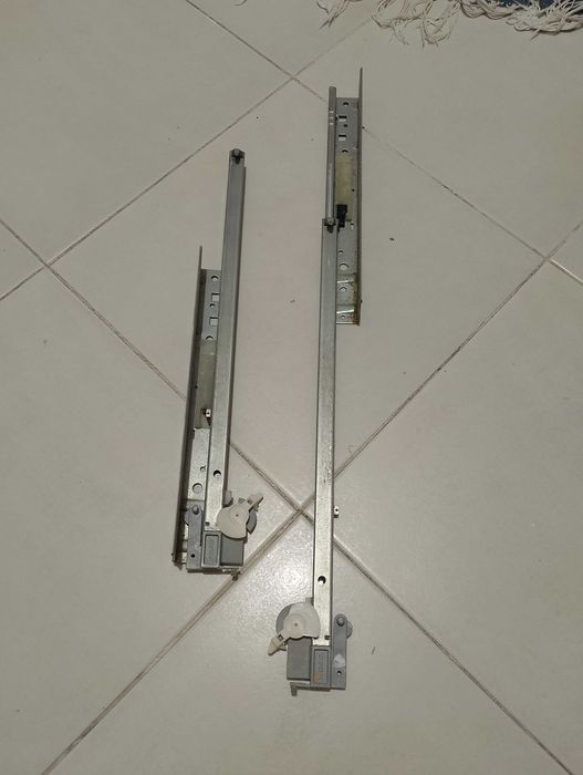 8 Guias telescópicas tic-tac gavetas 40cm