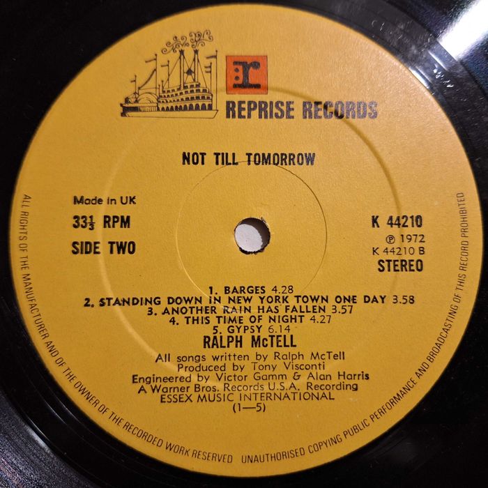 Ralph McTell - Not Till Tomorrow