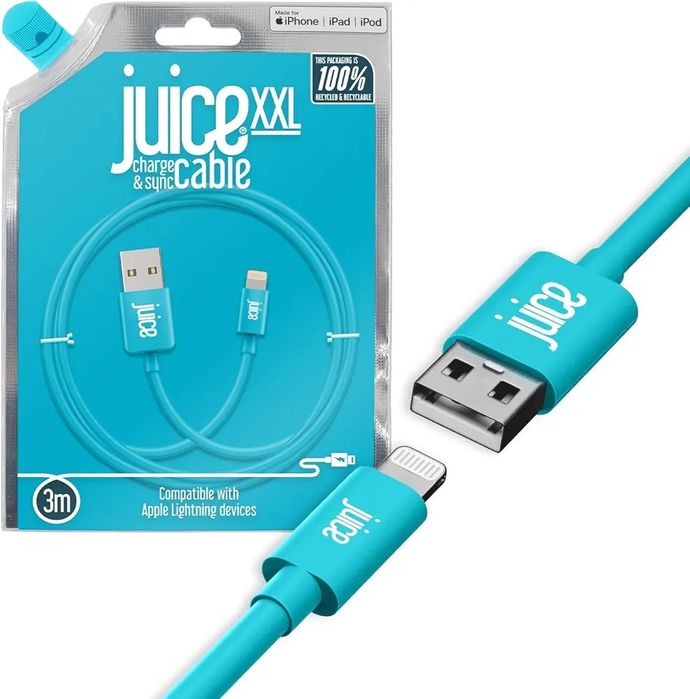 Кабель Apple Lightning Juice XXL 3 м