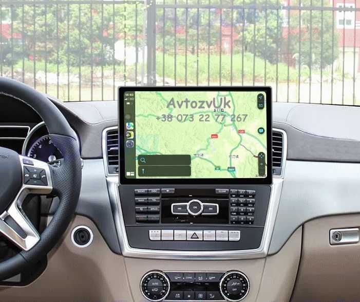 Магнитола ML GL GLK C Mercedes w166 x204 w204 w212 E-class Android 16