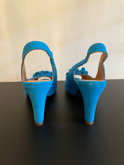 Sapatos salto alto  azuis