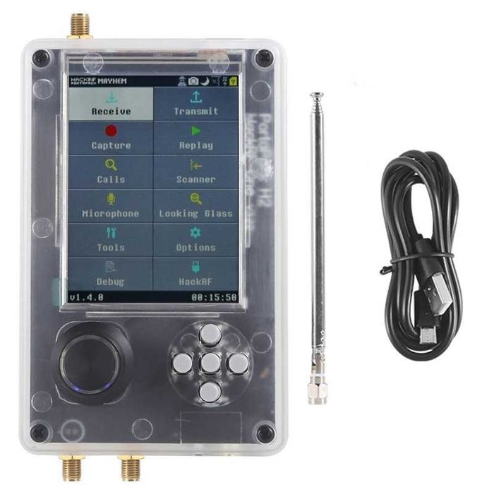 HackRF One + PortaPack H2 (3,2")