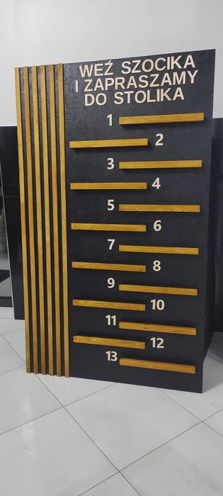 Tablica powitalna dla gości