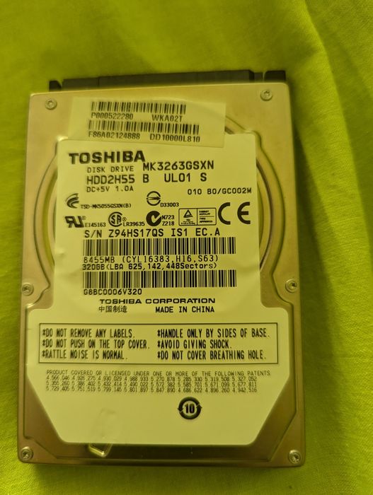 320 GB 2.5-inch Laptop Hard Drive64739999897857120