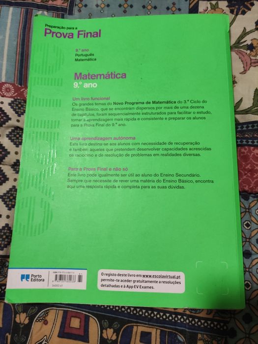 Prova final de matemática