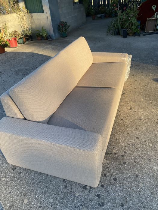 Sofá 3 Lugares IKEA KIVIK (Tecido Cinzento) — Excelente Estado