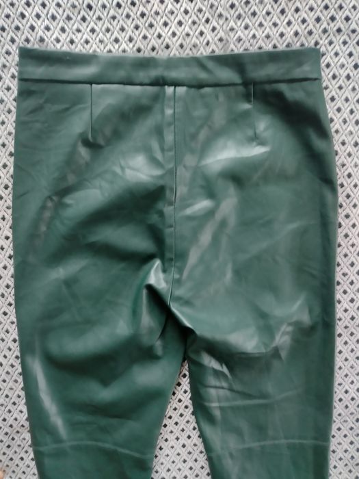 Spodnie skinny skóra ekologiczna, skaj Zara S