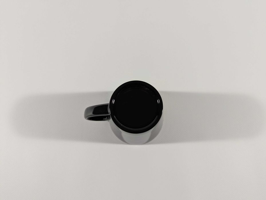 Czarny ceramiczny kubek pojemność 300 ml