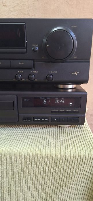 Wieża zestaw technics amplituner sa-ex140 190W i cd sl-pg480A
