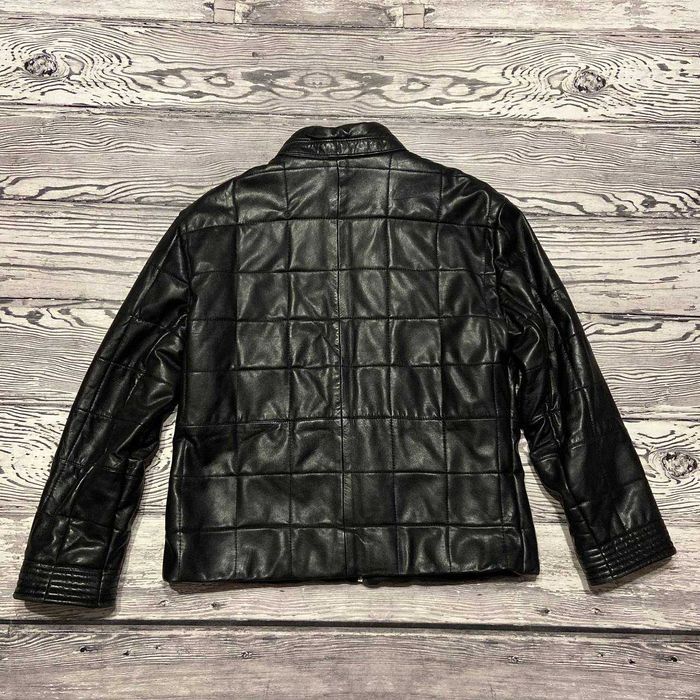 Кожаная куртка Gara Black Bomber Rick Chrome Hearts Opium Archive