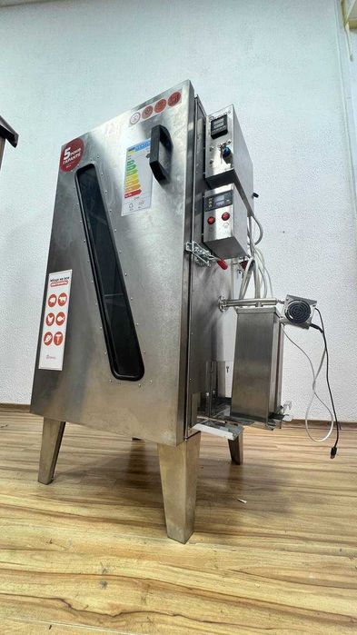 Коптильня з нержавійки на 25 кг | Професійна коптильня для бізнесу