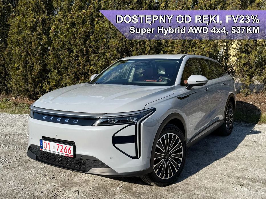 Omoda 9 Od Ręki | Czerwone Wnętrze | SuperHybrid AWD | Carplay | Masaże | FV23