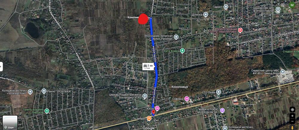 Продаж ділянки в с. Конопниця - ділянка за містом - земельна ділянка