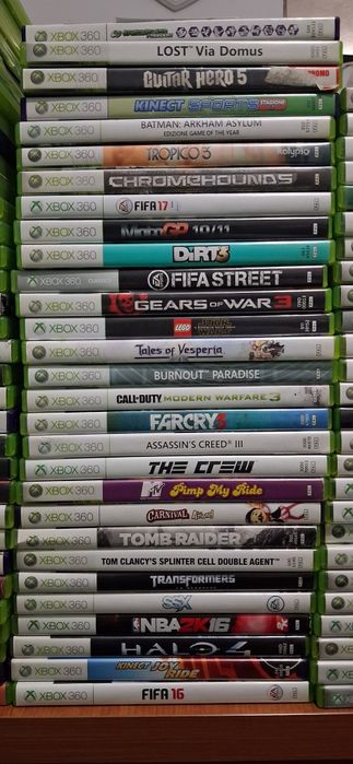 Grande lote de jogos XBOX 360 – Lista completa – Desde 1€