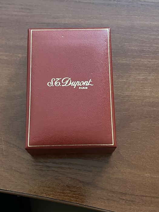 Срібна прикраса затискач для краватки s.t.dupont