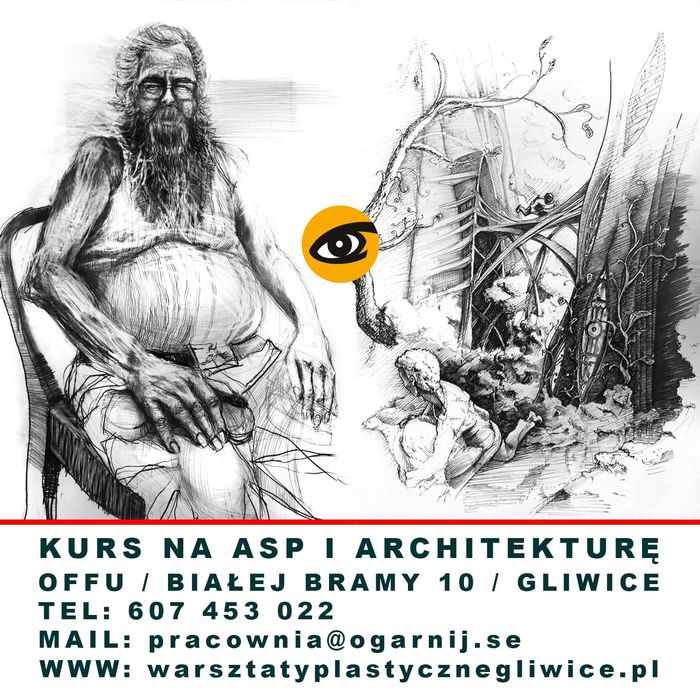 LEKCJE RYSUNKU, kurs rysunku zajęcia plastyczne Gliwice