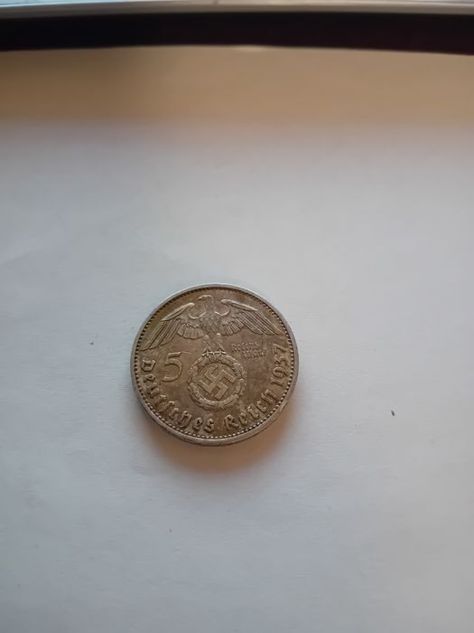 5 mark 1937 Paul von hindenburg
