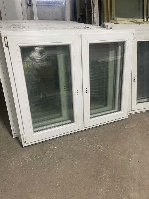 Okno,Okna,Używane,z Demontażu PCV 131x105 Okazja