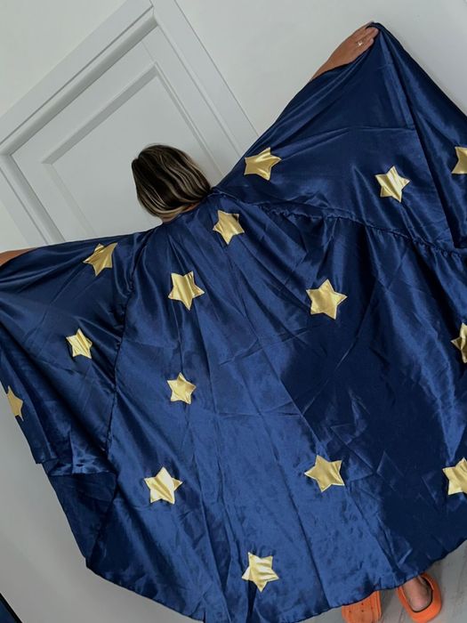 Аніматори Карнавал костюм на свято, звіздочіт, накидка чарівника