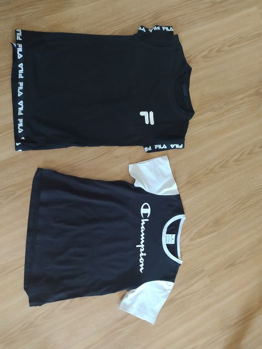 T-shirt Champion+oferta Fila 13/14 anos