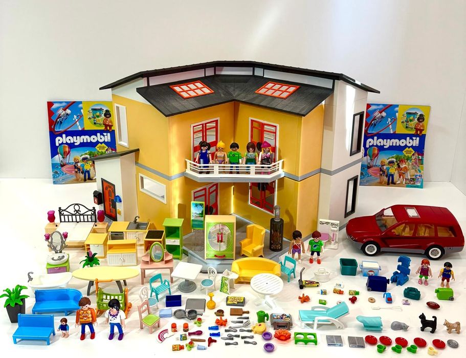 Playmobil City Life 9266 Nowoczesny dom Playmobil 9421 Family Fun - Samochód rodzinny