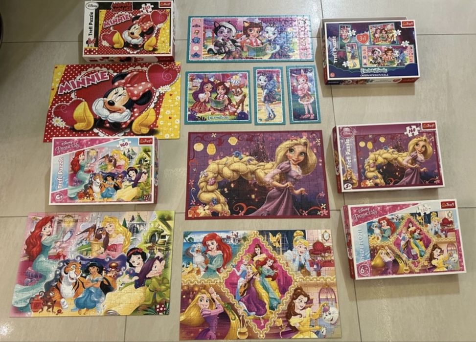 Puzzle zestaw Trefl komplet