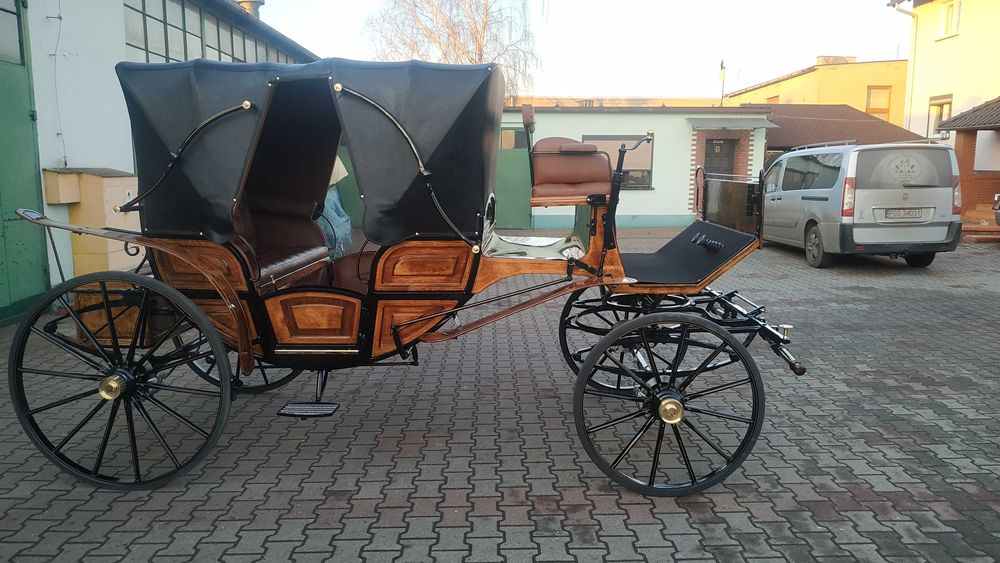 Bryczka powóz konny Vis a Vis 2 budy