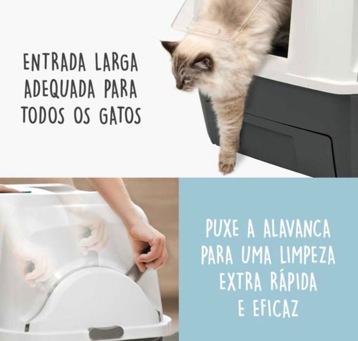 Wc Caixa areia semi automática
